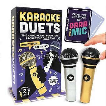 Grab The Mic - The Family Karaoke Game, 2-10 Players - Board Game for Bad Singers - 250 Lyric Cards for Fun Hilarious Games Nigh