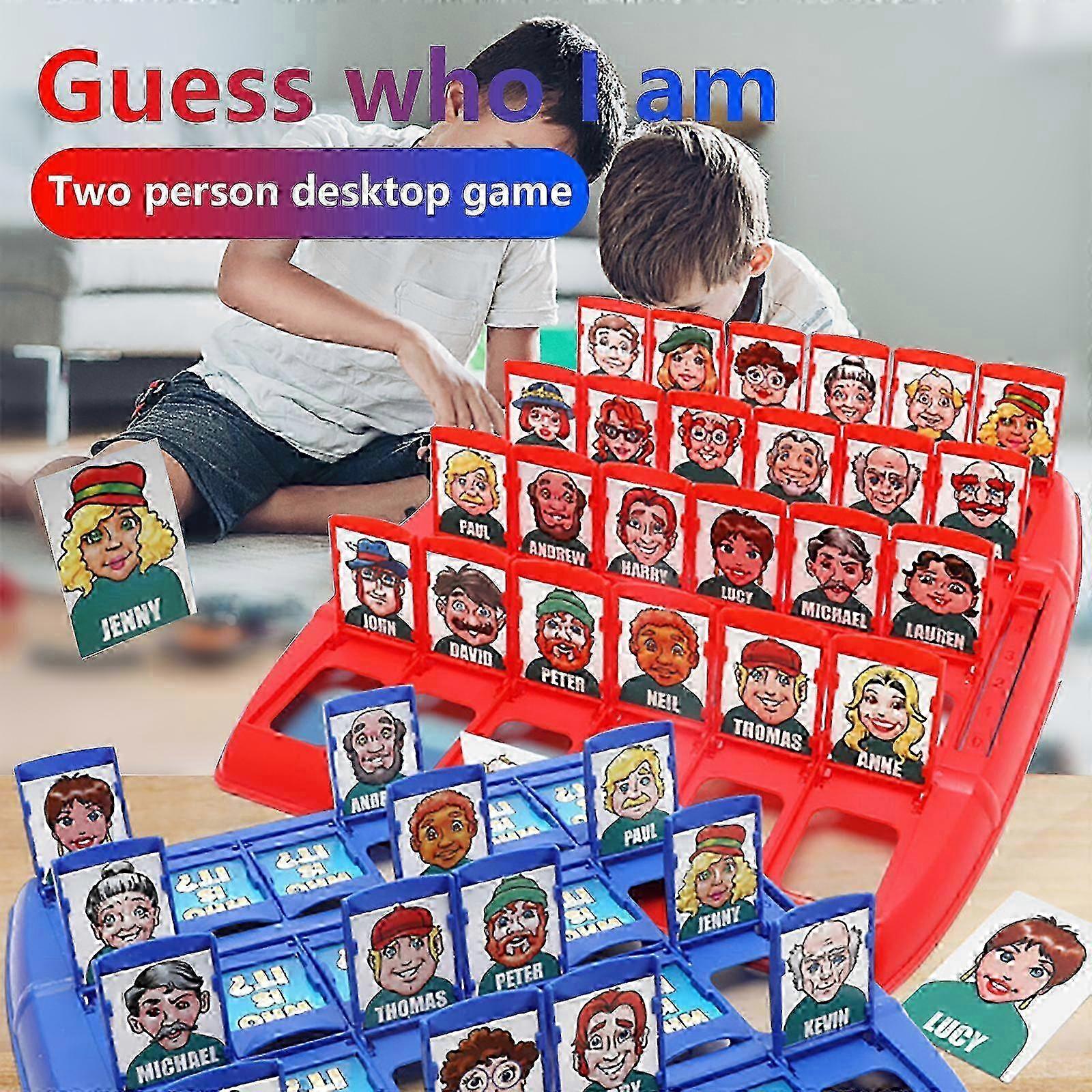 Who Is It Classic Board Games Interactive Party Game Family Memory Guessing Game