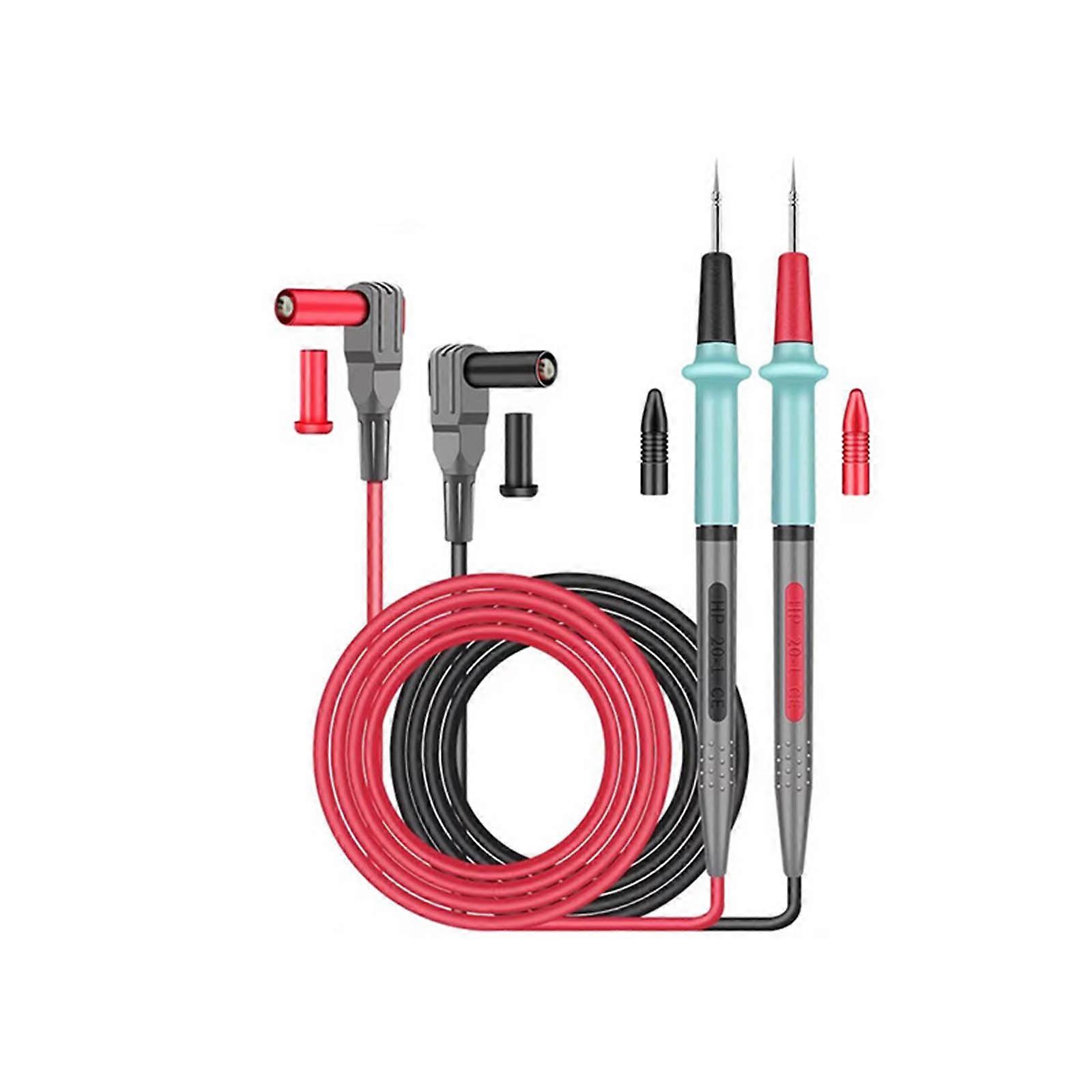 Professional Multimeter Probes Against Slip Elastomer Insulated Heat Resistant Test Clients For Electronics And Industrial Maintenance Multicolor