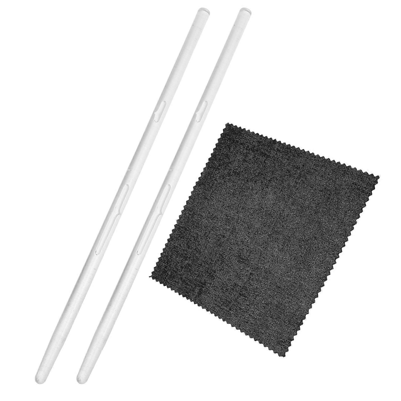 Static Electricity Learning Equipment Glass Rod for Teaching Electrostatic Concepts 1Set