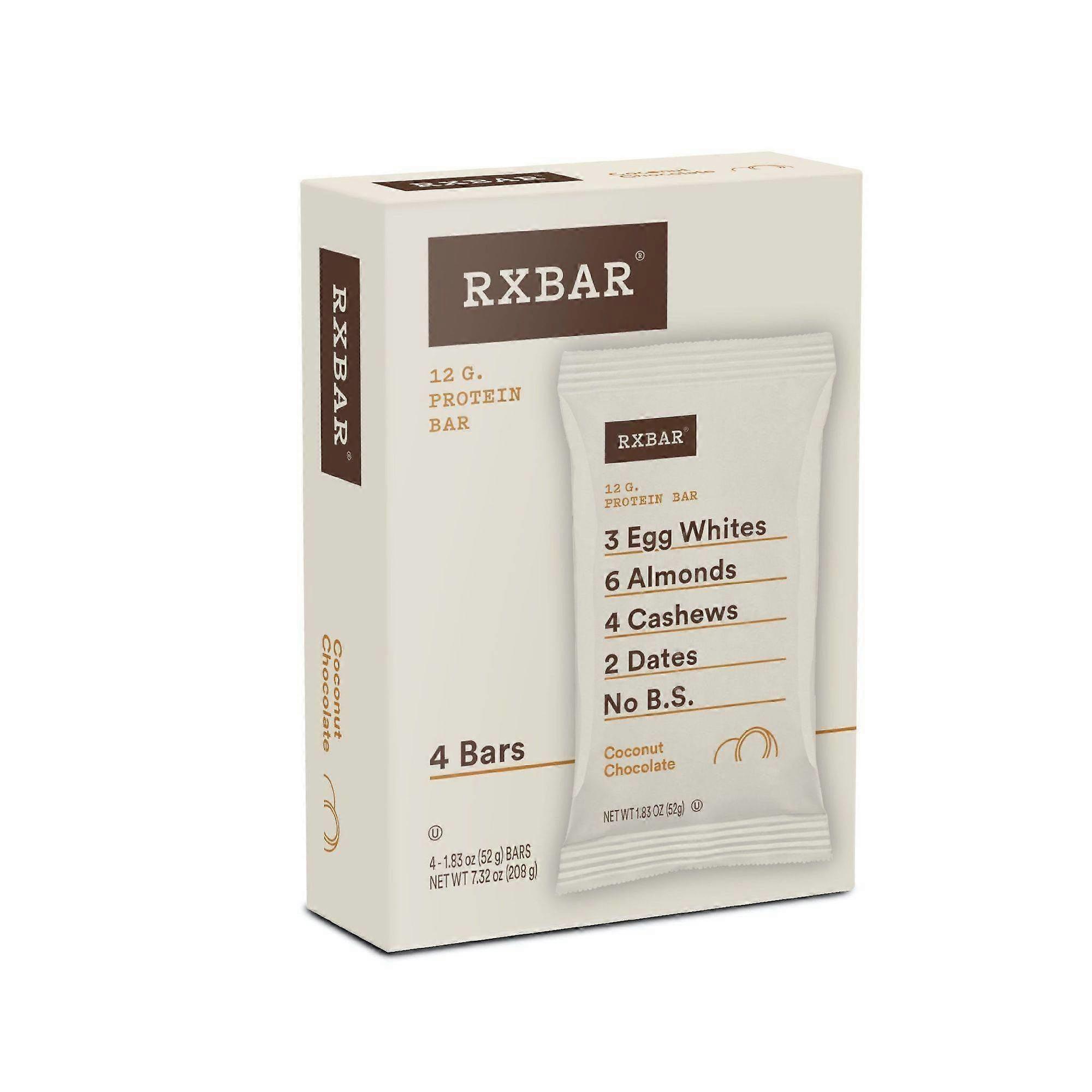 Rxbar Coconut Chocolate Protein Bars, 4 Ea