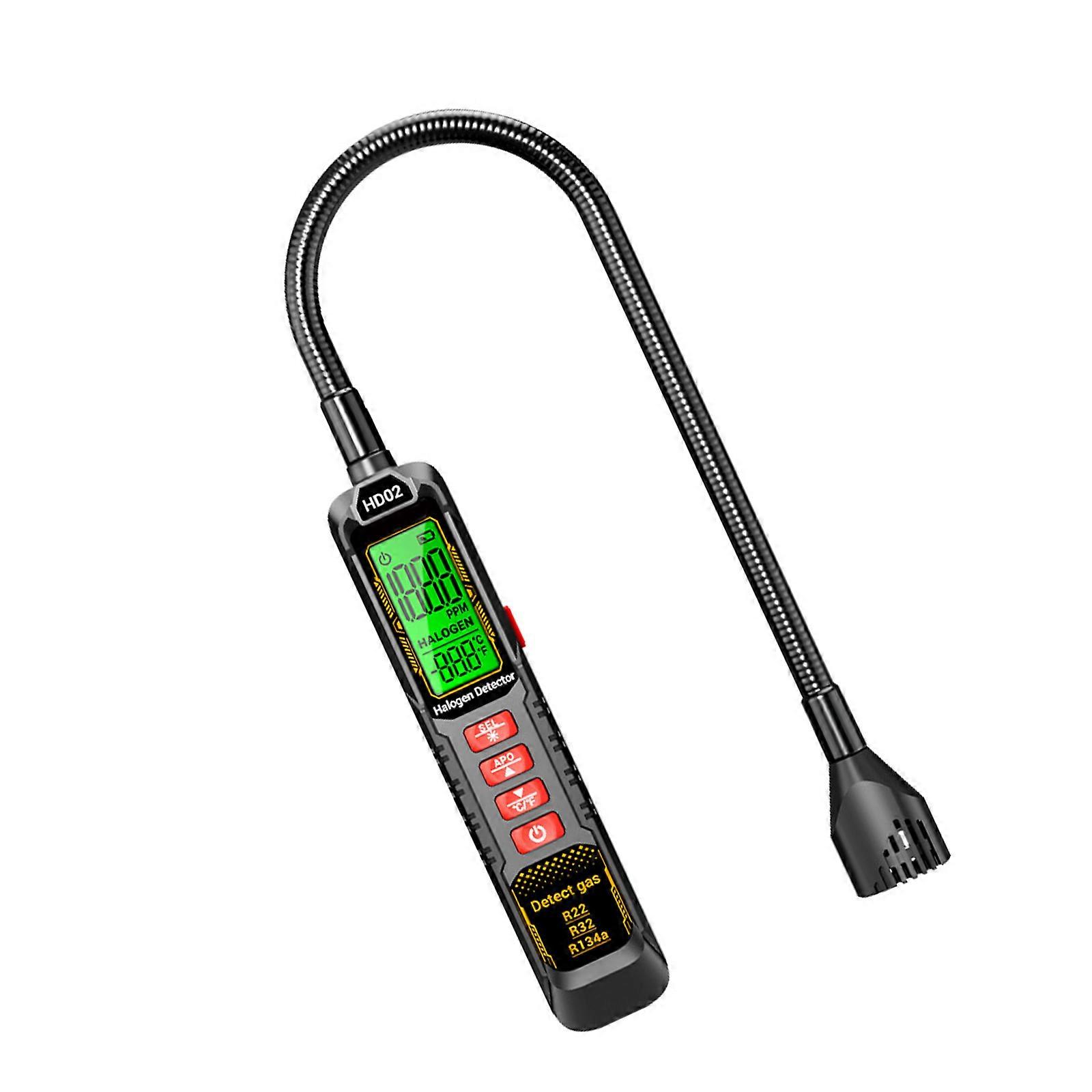 Multifunction Refrigeration Detector With Visual Sound Alerts Portable Design For Air Conditioners Vehicles Charging Battery Multicolor