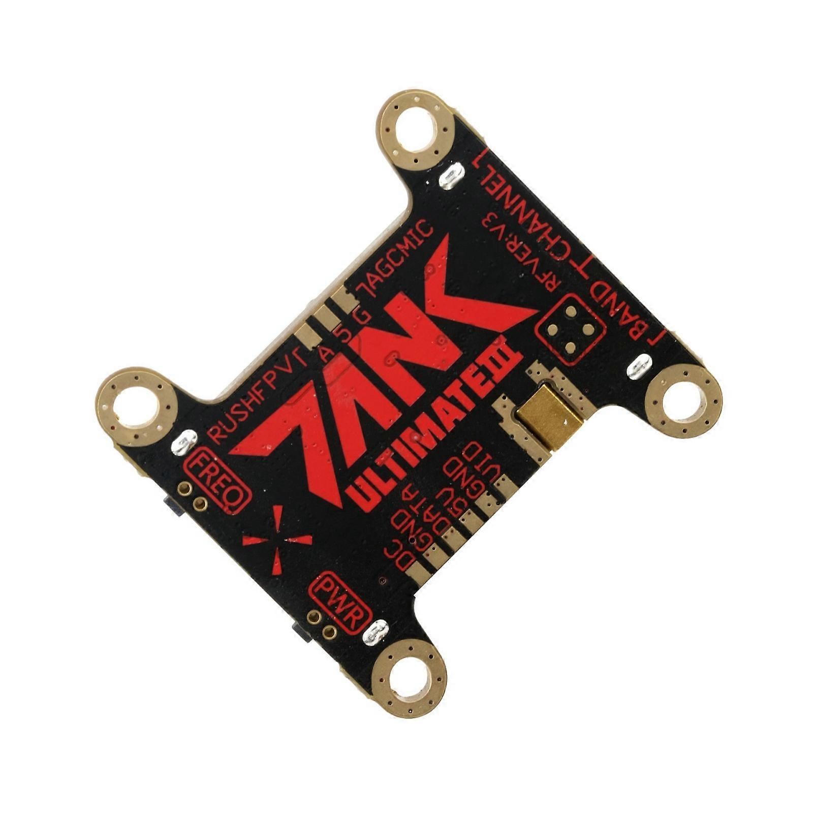 RUSHFPV TANK3 High Sensitivity Mics Integrated Racing Drones Transmitters 7-36V Voltages Support 1000mW Signal Output Multicolor