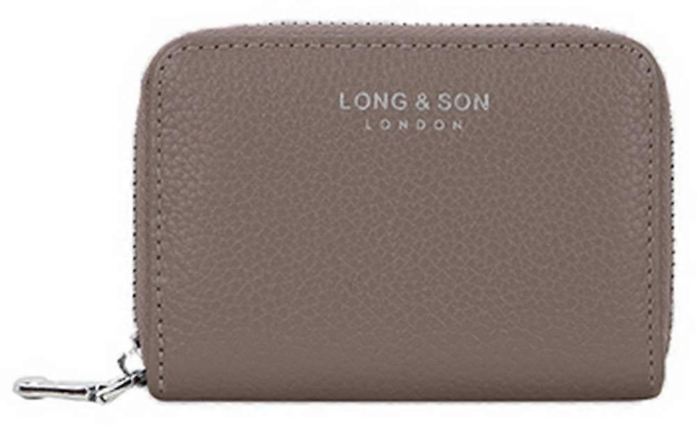 Long and Son Zip Around Purse - Dark Grey