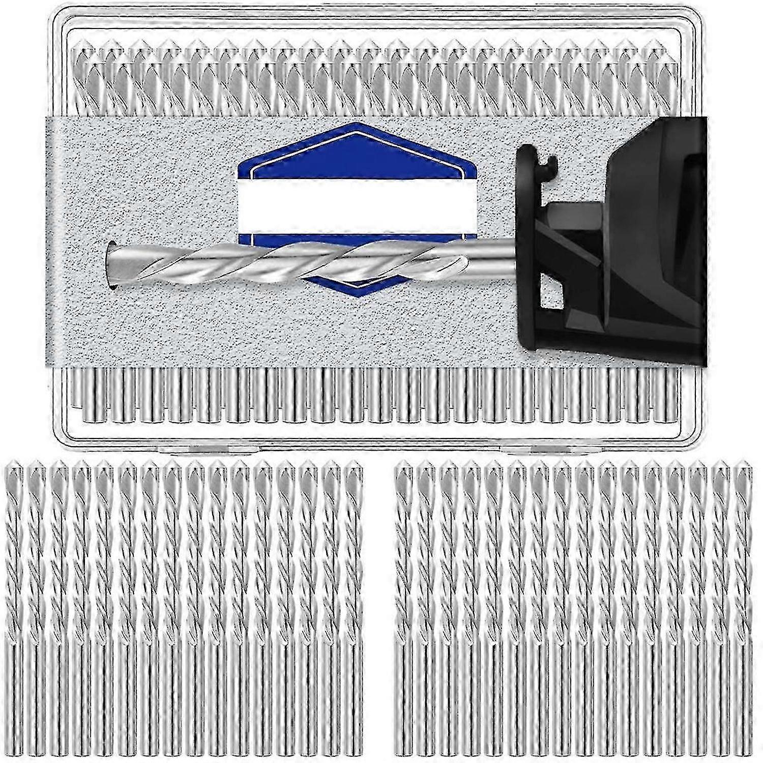 50 Pieces Drywall Drill Bits Pilot Point Cutting Drill Bits Diameter Drywall Router for Spiral Saws