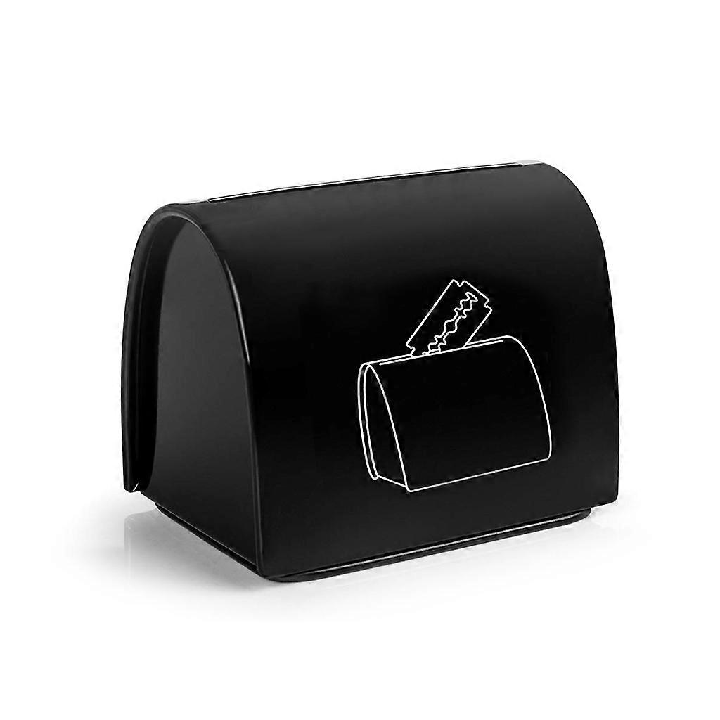 Portable for Razor Blades Disposal Box Blades Disposal for Case Perfectly Avoiding Blades Escaping Children Touching Multicolor