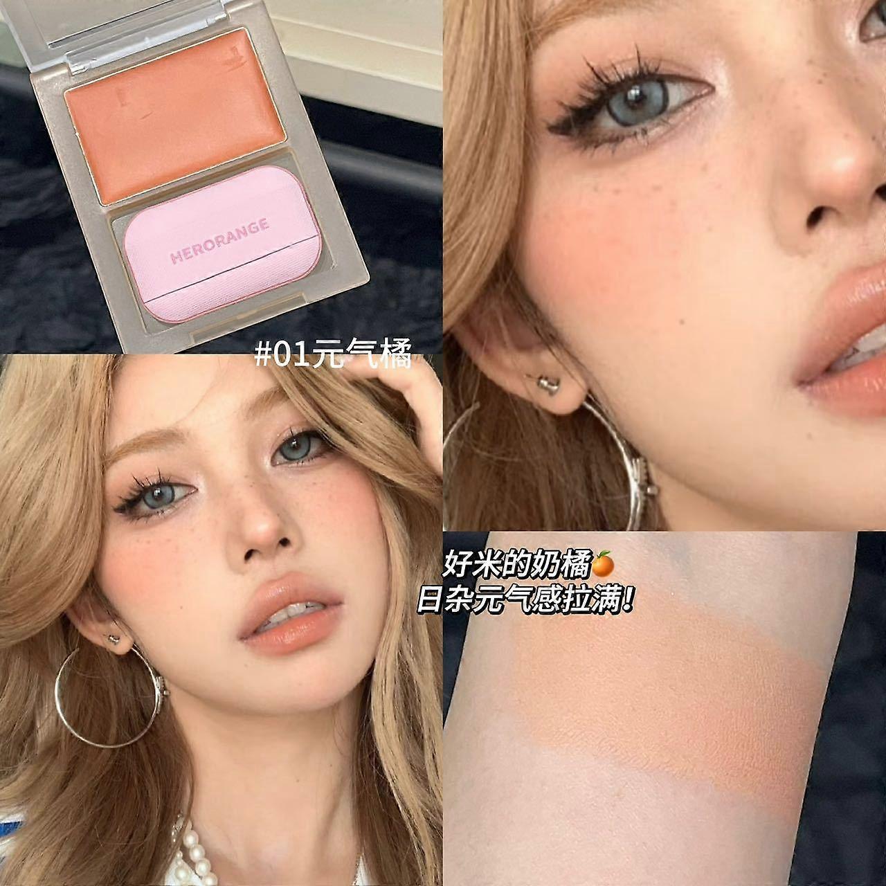 Energizing blush cream with natural matte finish, brightens complexion and makes you look younger.