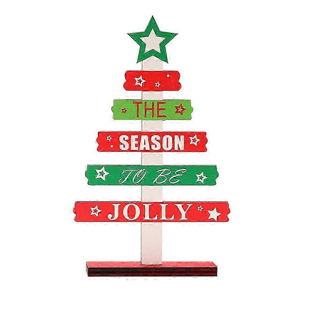 Wooden Christmas Tree for Holiday Table Layout - Scandinavian Style DIY