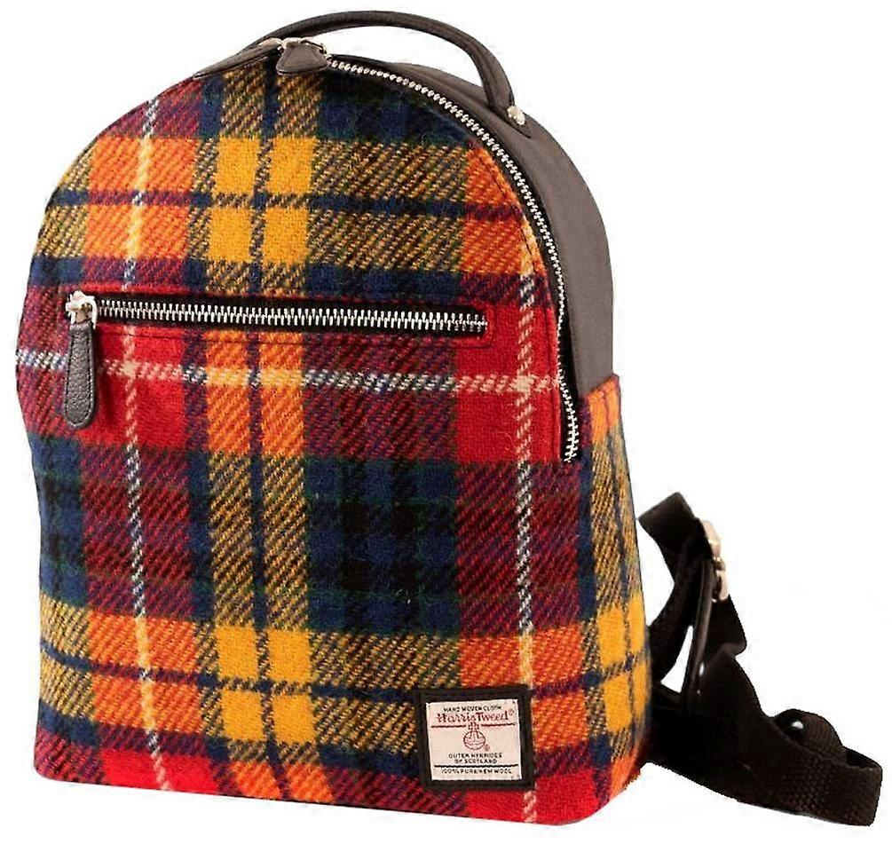 Maccessori Harris Tweed Backpack - Saffron Yellow/Orange/Red