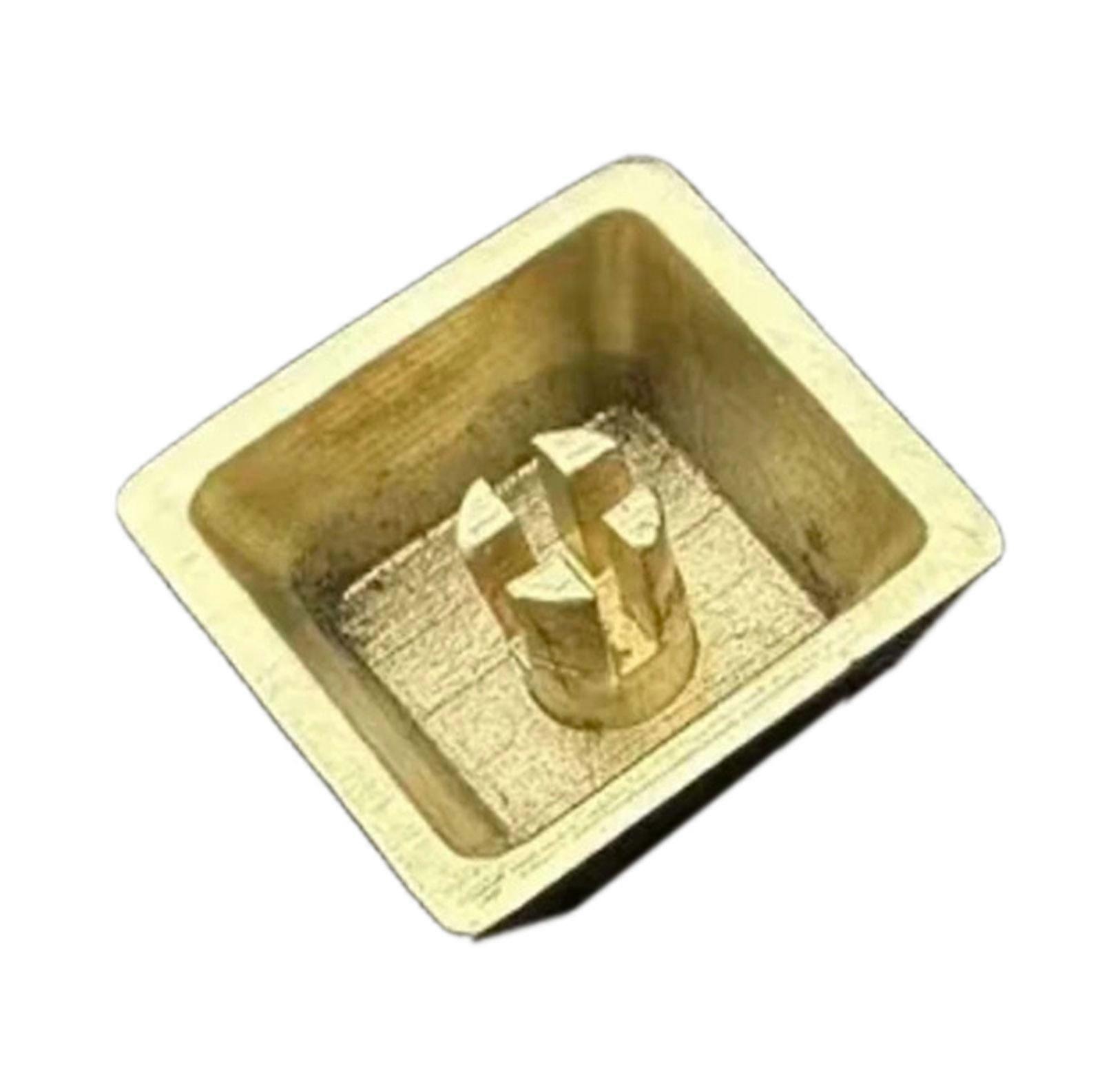 1PC Brass Flaw Caps Cherrys Profile Key Button Artisans Keycap for Mechanical Keyboards Modifiers Multicolor