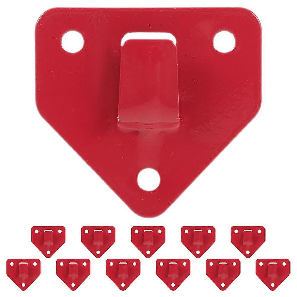 Wall Bracket for Fire Extinguisher Mounting Hook Durable Iron 12Pcs