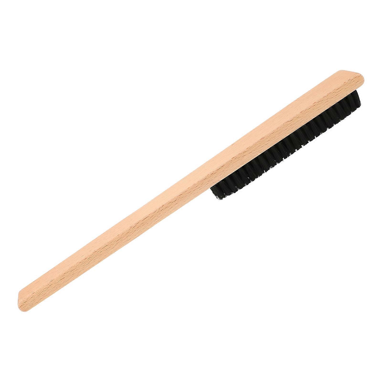 Clothes Cleaning Brush With Wood Handle For Home Use Lint Removal 1Set