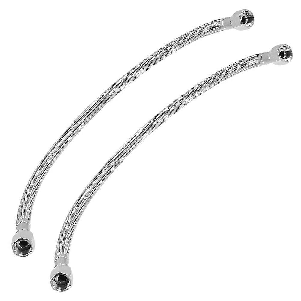 Air Compressor Hose Replacement with 2Pcs for Exhaust Function Durable Silver