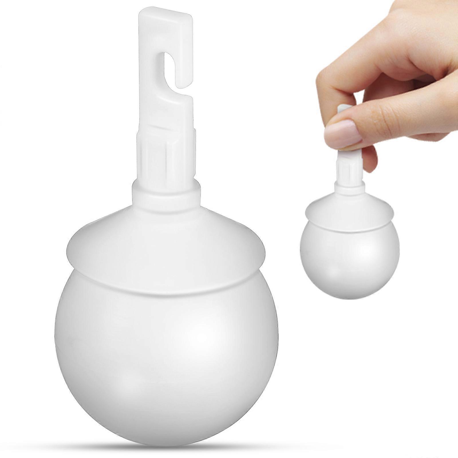 Plastic Hook Type Rolling Cane Tip for Blind Cane Handle 1 Piece White