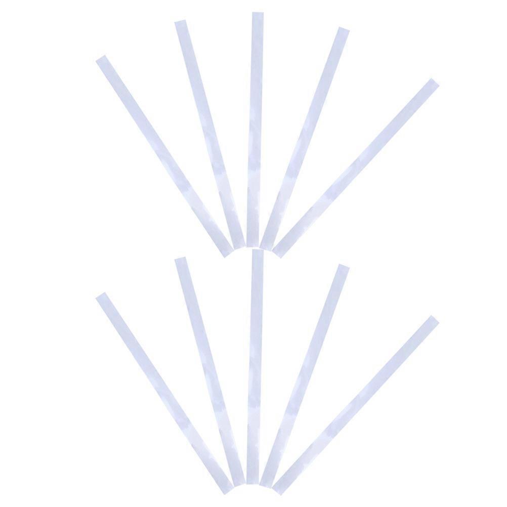 Silver Reflective Strip Paper Sticker for Tachometer Function 10Pcs Pack