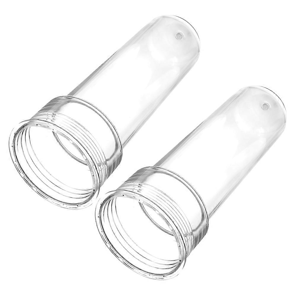 Reusable Ice Cubes for Coolers Beer Tower Cooling Solution with Plastic Ice Column Tube 2pcs