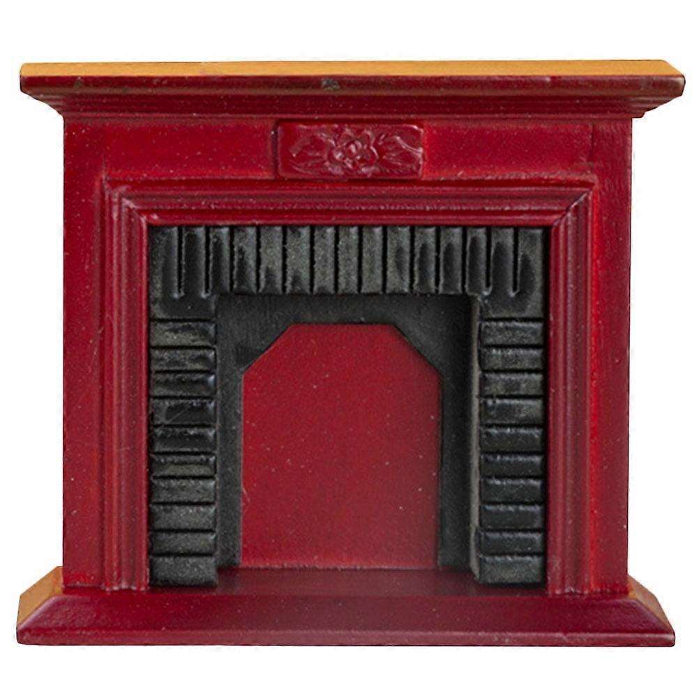 Fireplace Cabinet Decor Ornament Mini Props Splint