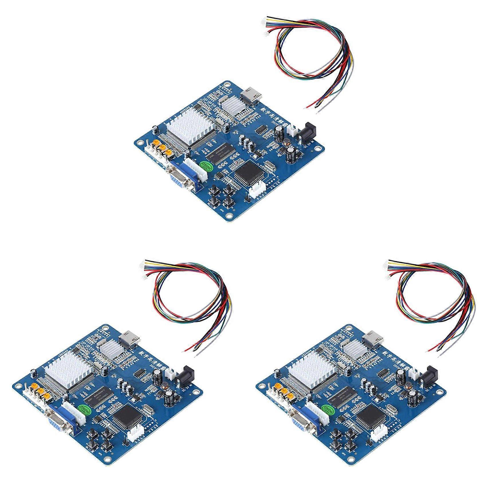 3X HD Video Output Converter Board VGA/RGB/CGA/EGA/YUV to HDMI-Compatible for Arcade Blue Game Machine Video Output