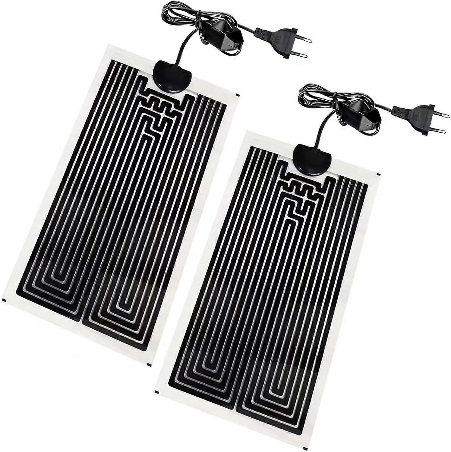 2 x Heating Pads for Glass Containers, Aquarium Heating Pad, Adjustable Heating Pad for Reptiles with Temperature Control for Reptiles,