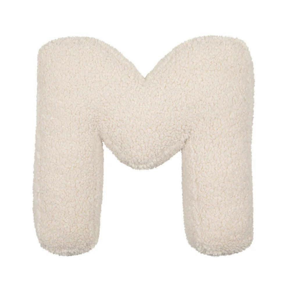 Letter Pillow with Soft Plush Comfort, Decorative Alphabet Cushion for Sofa, Bed and Car 40x35x10