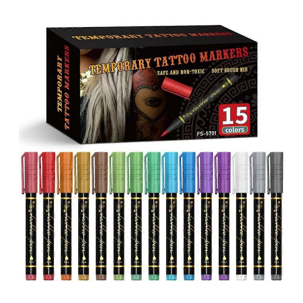 Body Paint Markers Easy To Remove Fast Drying Formulas Waterproof for Family Friendly