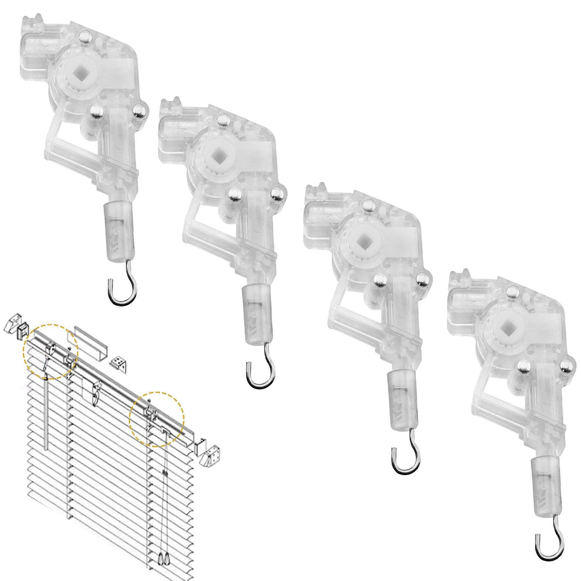 Blind Tilt Mechanism for 2 Inch Blinds Replacement, Durable Clear Gear Hook with Nonconductive Safety