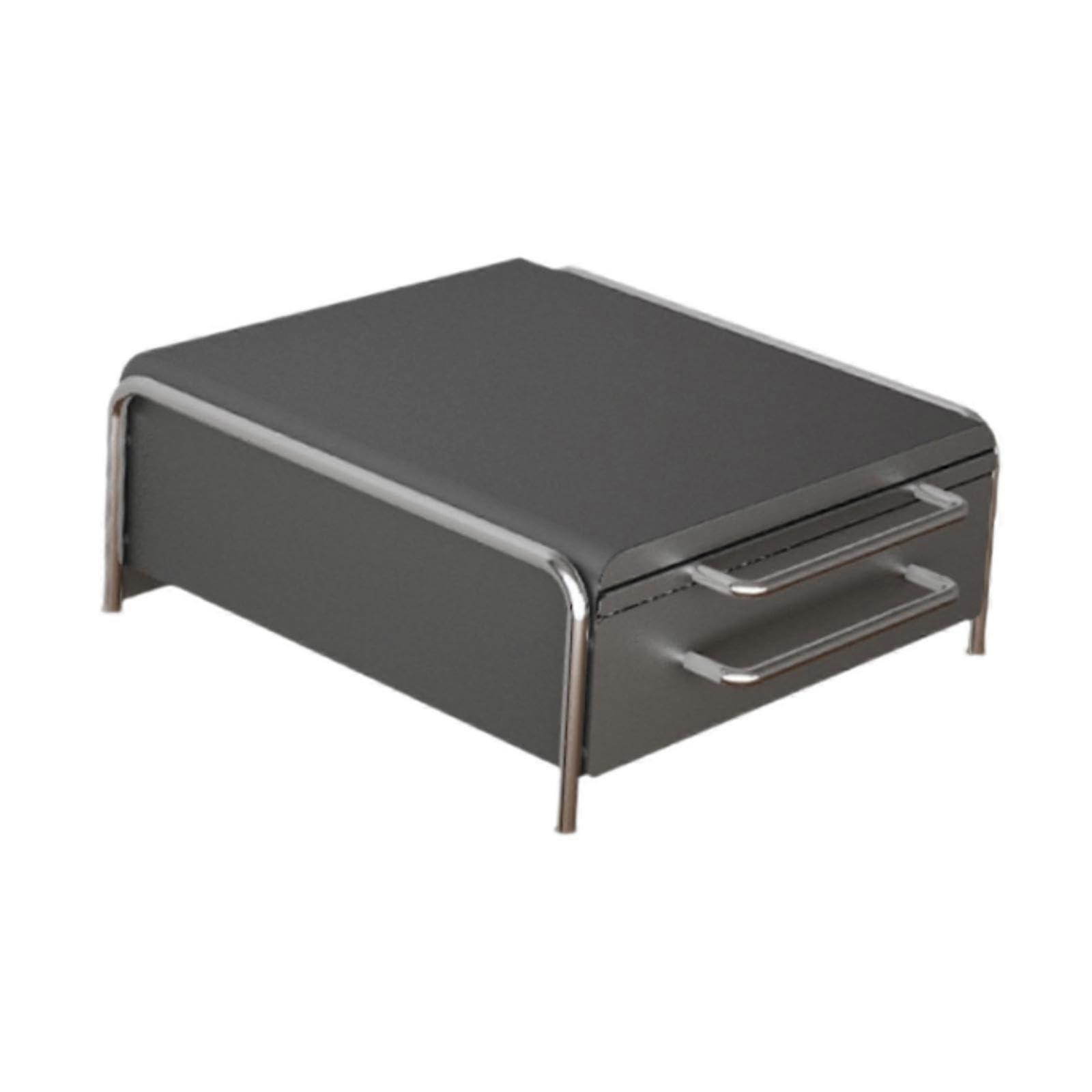 Coffee Pod Holder with Compact SpaceSaving Metal Drawer for Kitchen Counter, Black