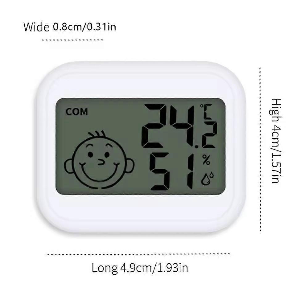 LCD Digital Thermometer Hygrometer Indoor Room Electronic Temperature Humidity Meter Sensor Gauge Weather Station -50-+50��