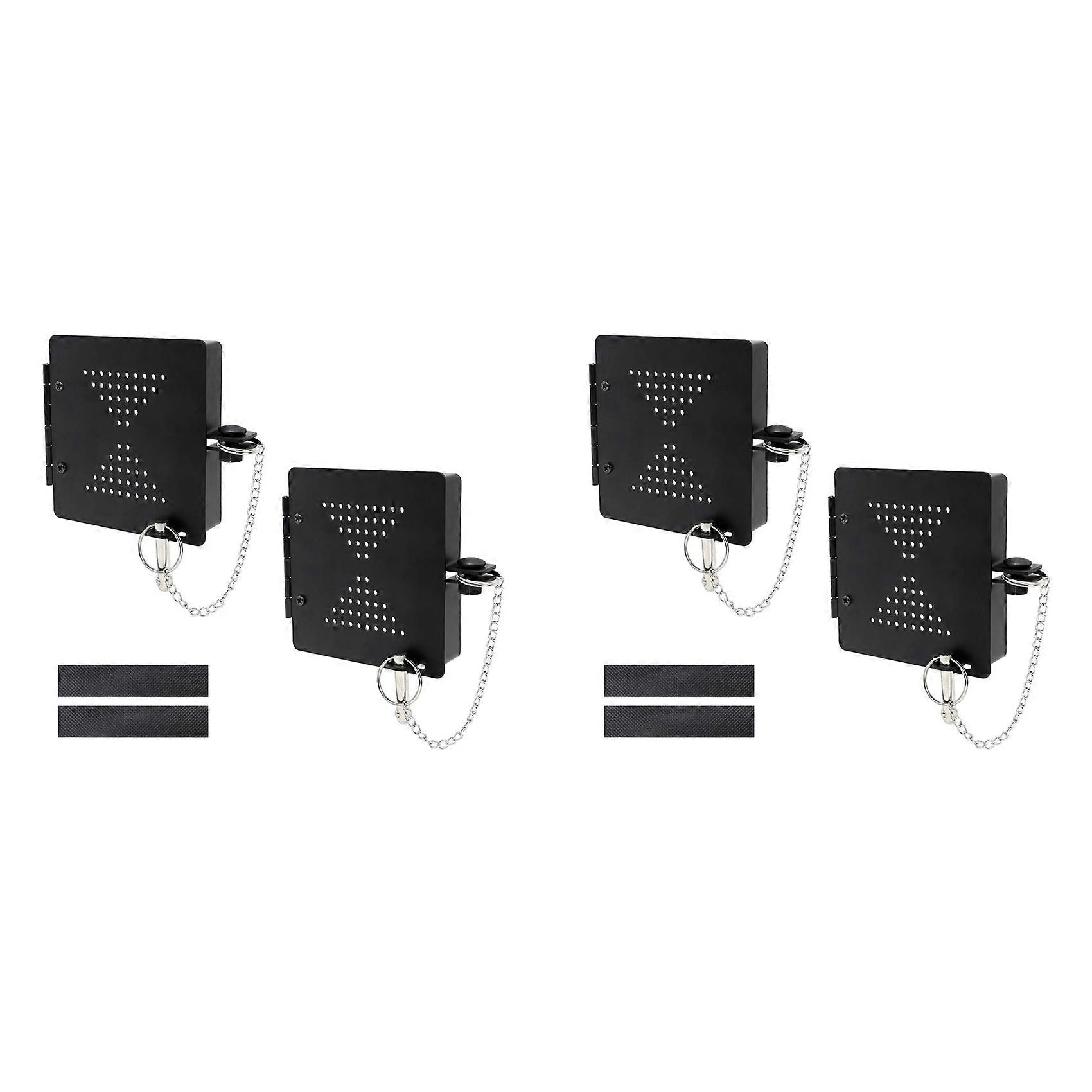 2X RV Bumper Cap Cover,RV Bumper Plug End Cap,Square Bumper Caps for RV,Fits Standard RV 4inch Square Bumpers