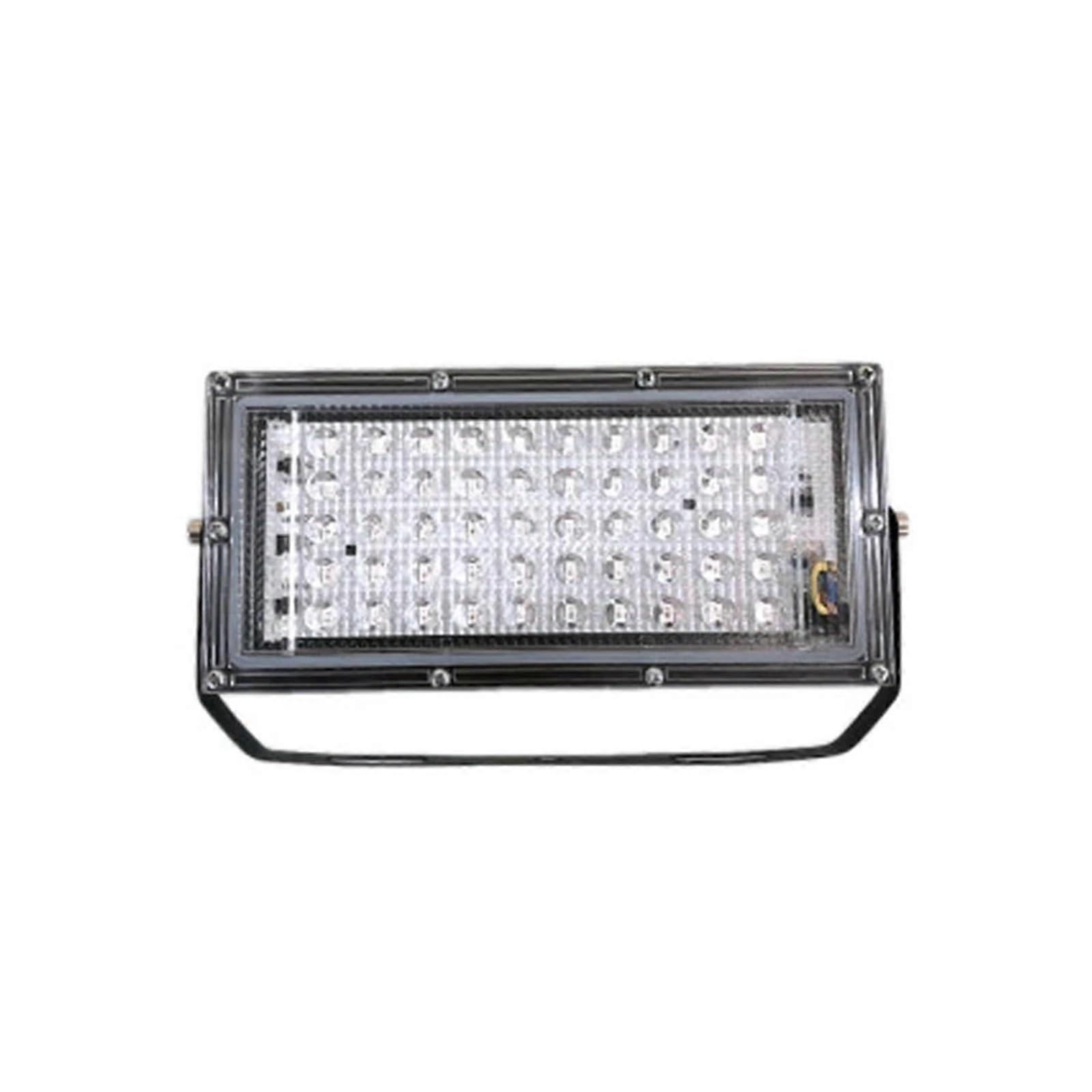 UV Ultraviolet LED Flood Curing Light 50W 395nm 405nm Portable Black Light Glue Curing Lamp with Efficient Heat Dissipation