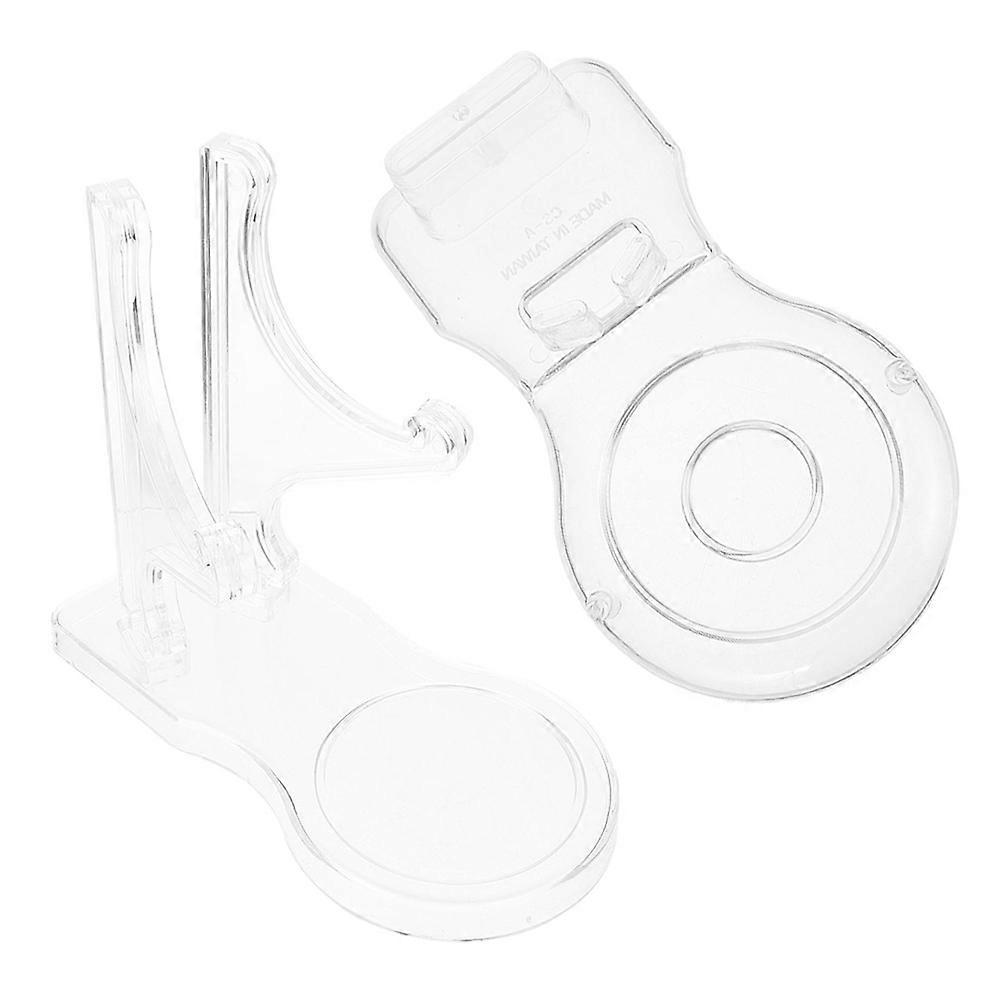 Acrylic Display Stands for Display 4Pcs Clear Plate Holder Easels