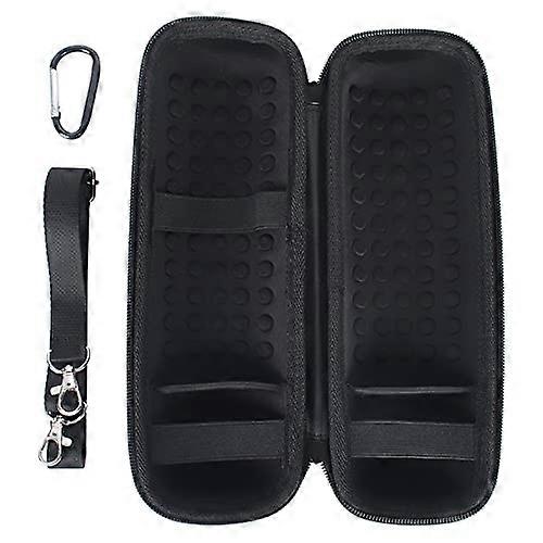 Storage Case for JBL Flip 6, Hard Travel Box, Black, Cable & Plug Storage, Portable Bluetooth Speaker Case