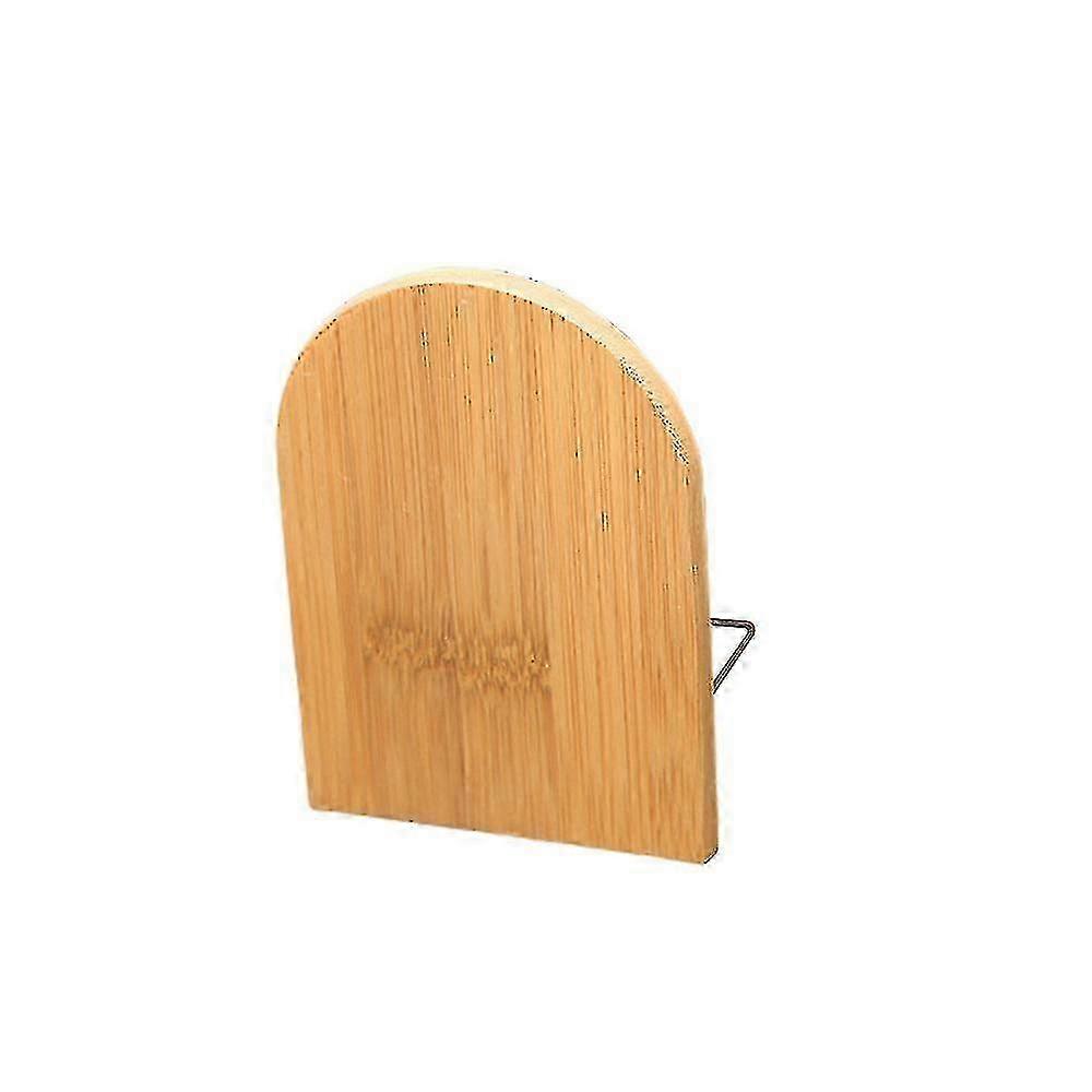 Bamboo Office Bookends Book Ends Stand Shelf Bookrack Desktop Organizer