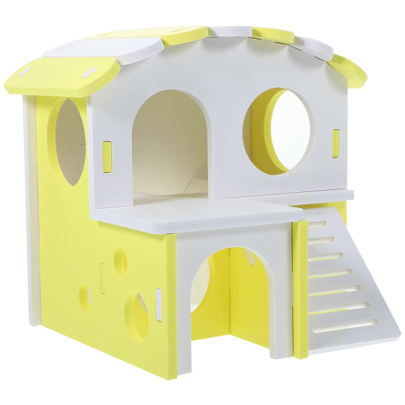 Guinea Pig Hideout Double-Layer Hamster Hideout House for Activity 1Set