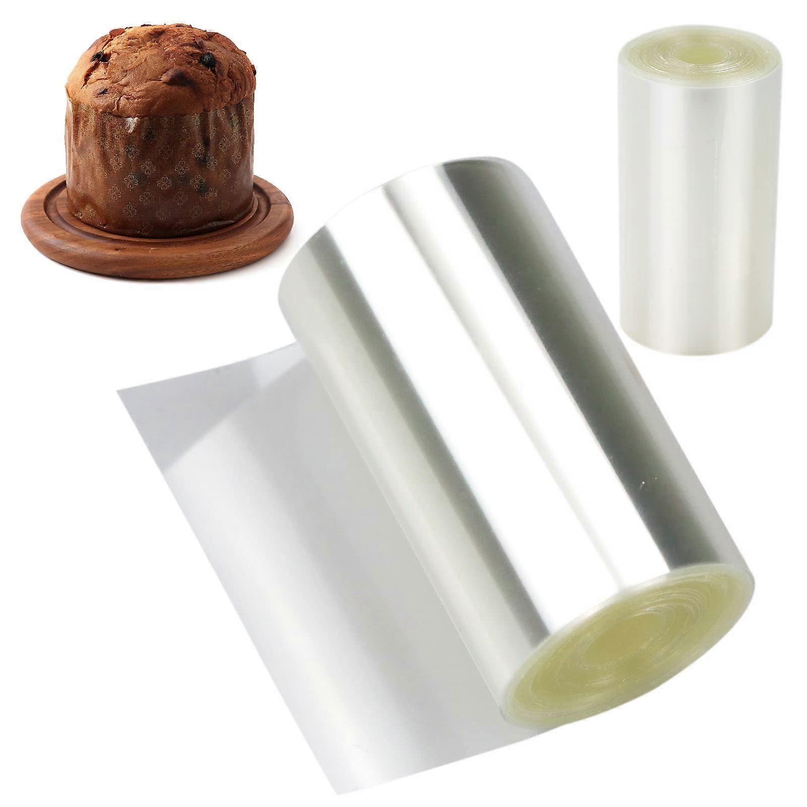 Cake Collars 8cm x 10m Clear Acetate Strips Roll for  Cake Edges and Mousse Decorating