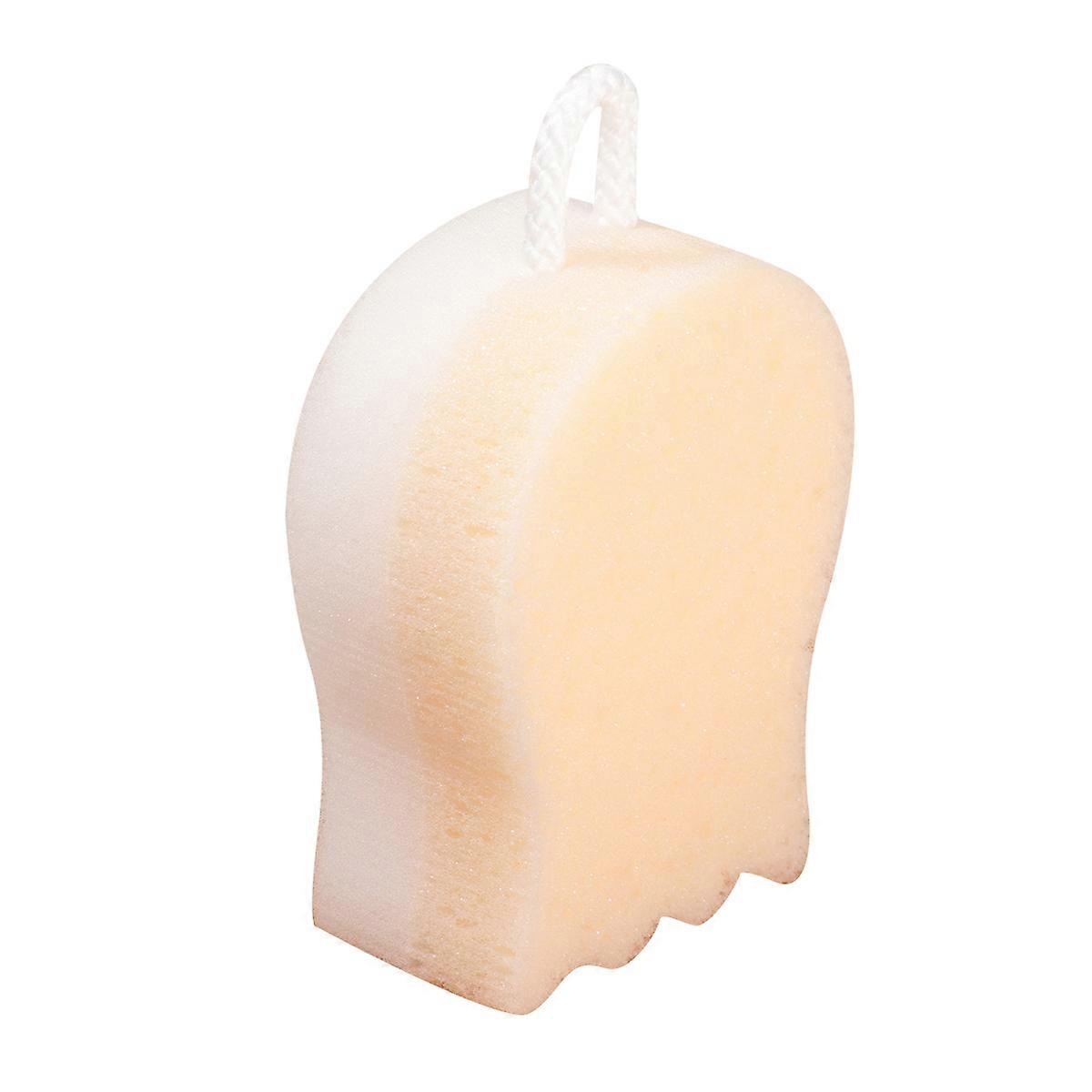 Bath Sponge Skin-Friendly Bathing Tools for Cleaning Use Light Yellow Sponge
