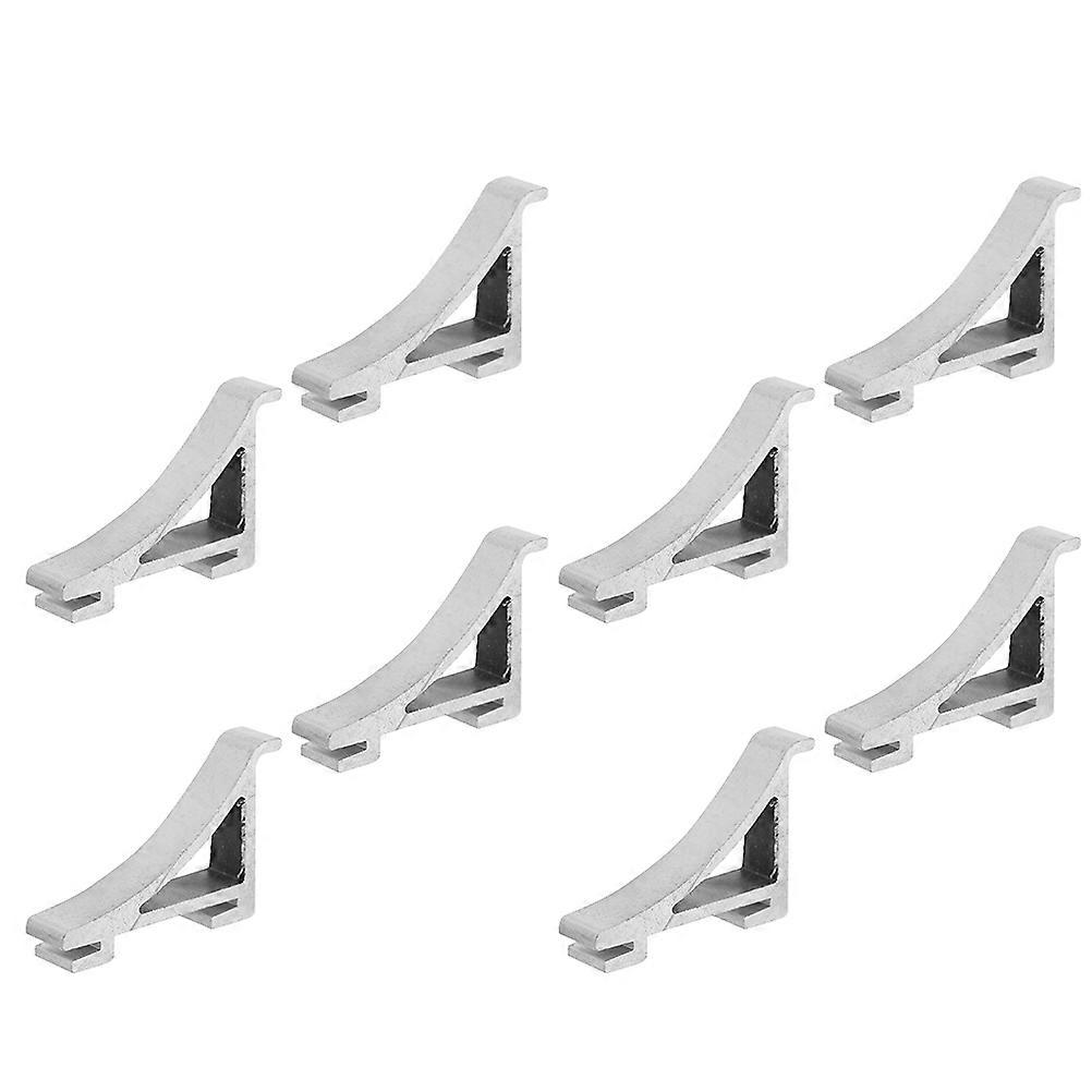 Freezer Support Clamp Aluminum Refrigerator Shelf Clips 16Pcs