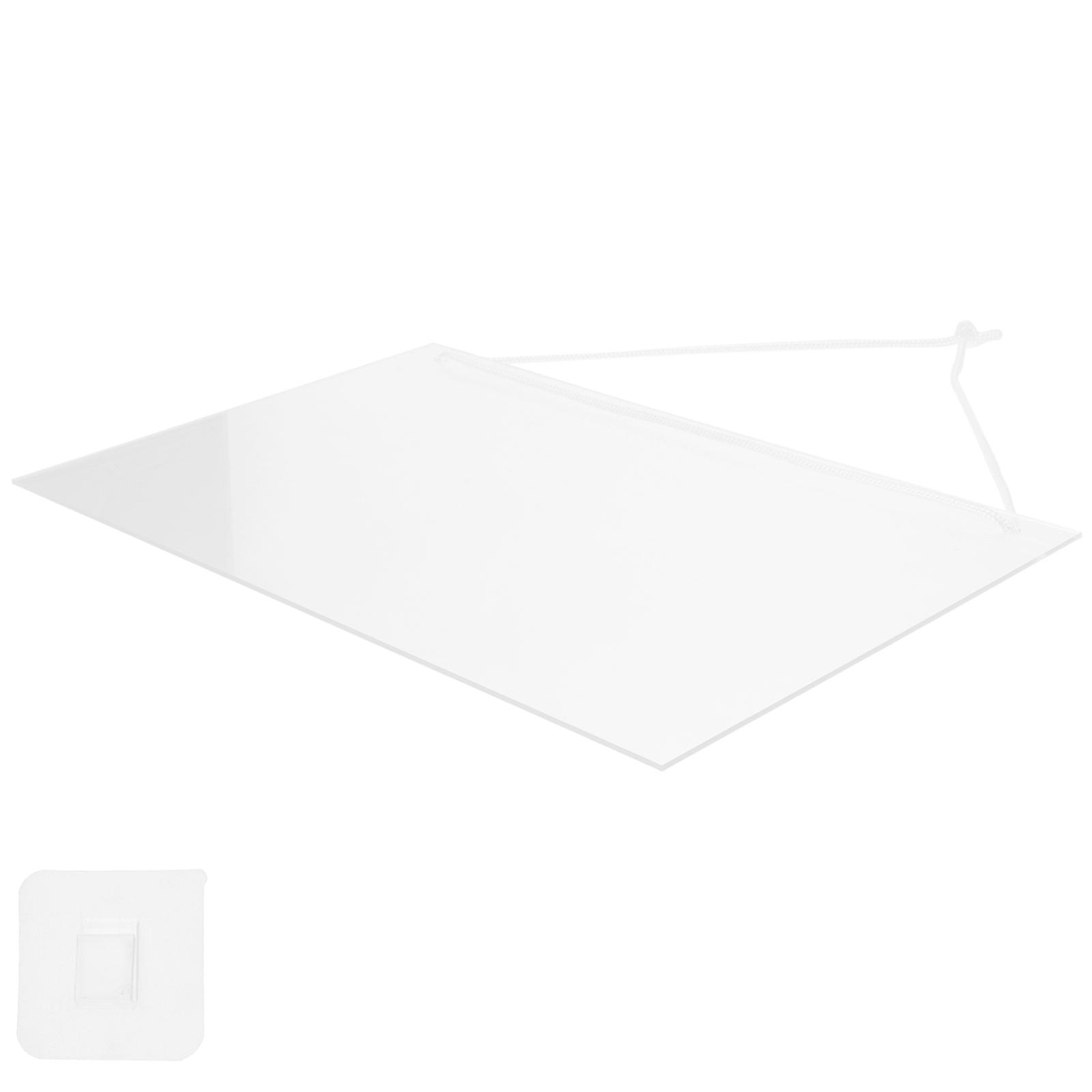 Acrylic Writing Board 3 Sets Rectangular Memo Board Ideal For Office Use Home Occasion