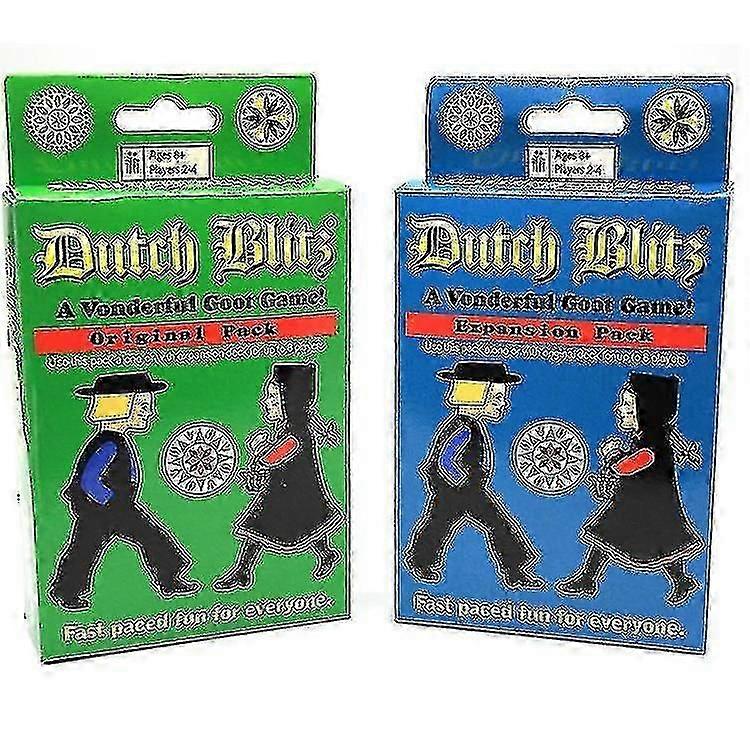 Dutch Blitz Basic Plus Expanded Family Party Game Cards for Dutch Blitz