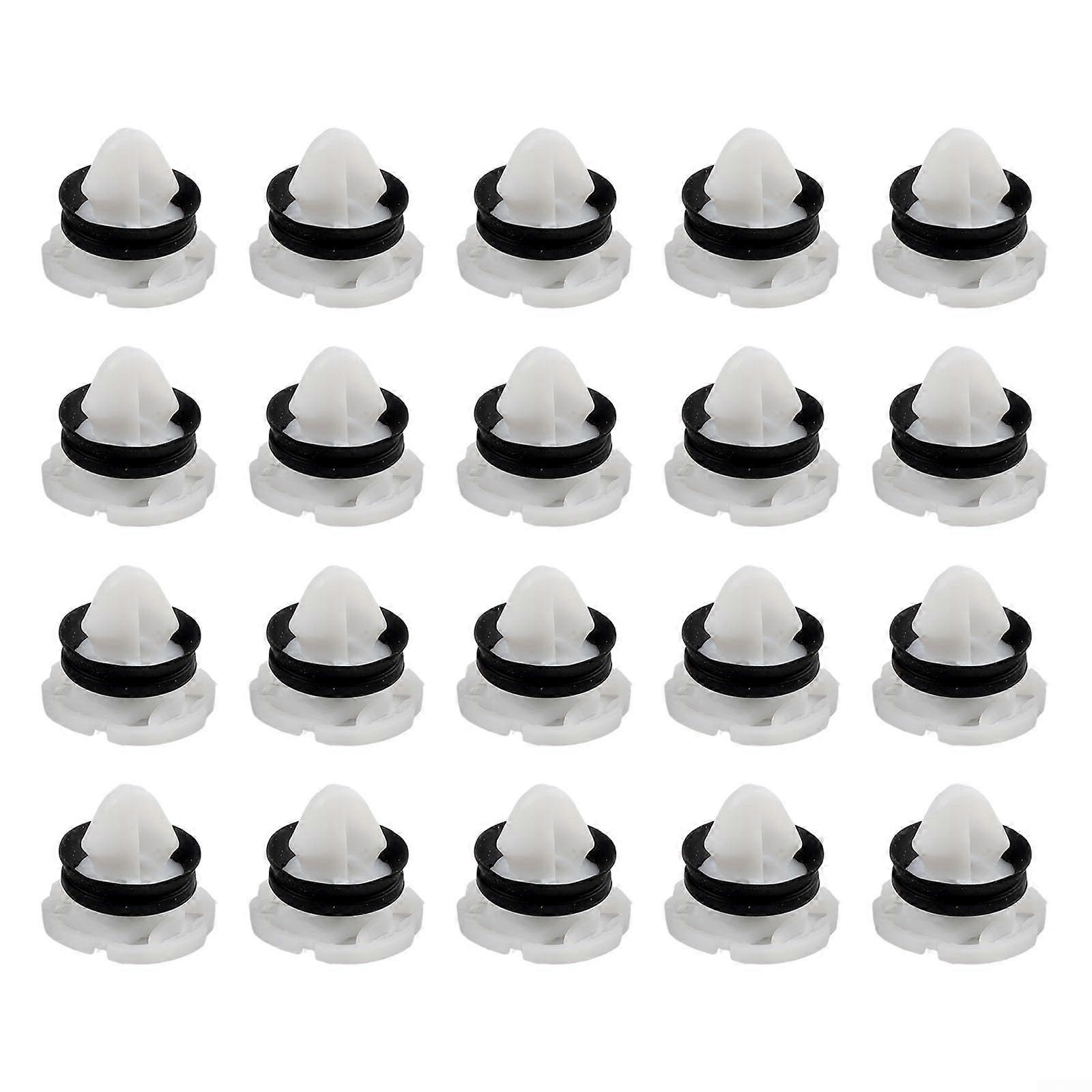 Car Door Trim Clips Nylon Interior Panel Fasteners Set 20pcs Secure Mounting Universal Fit