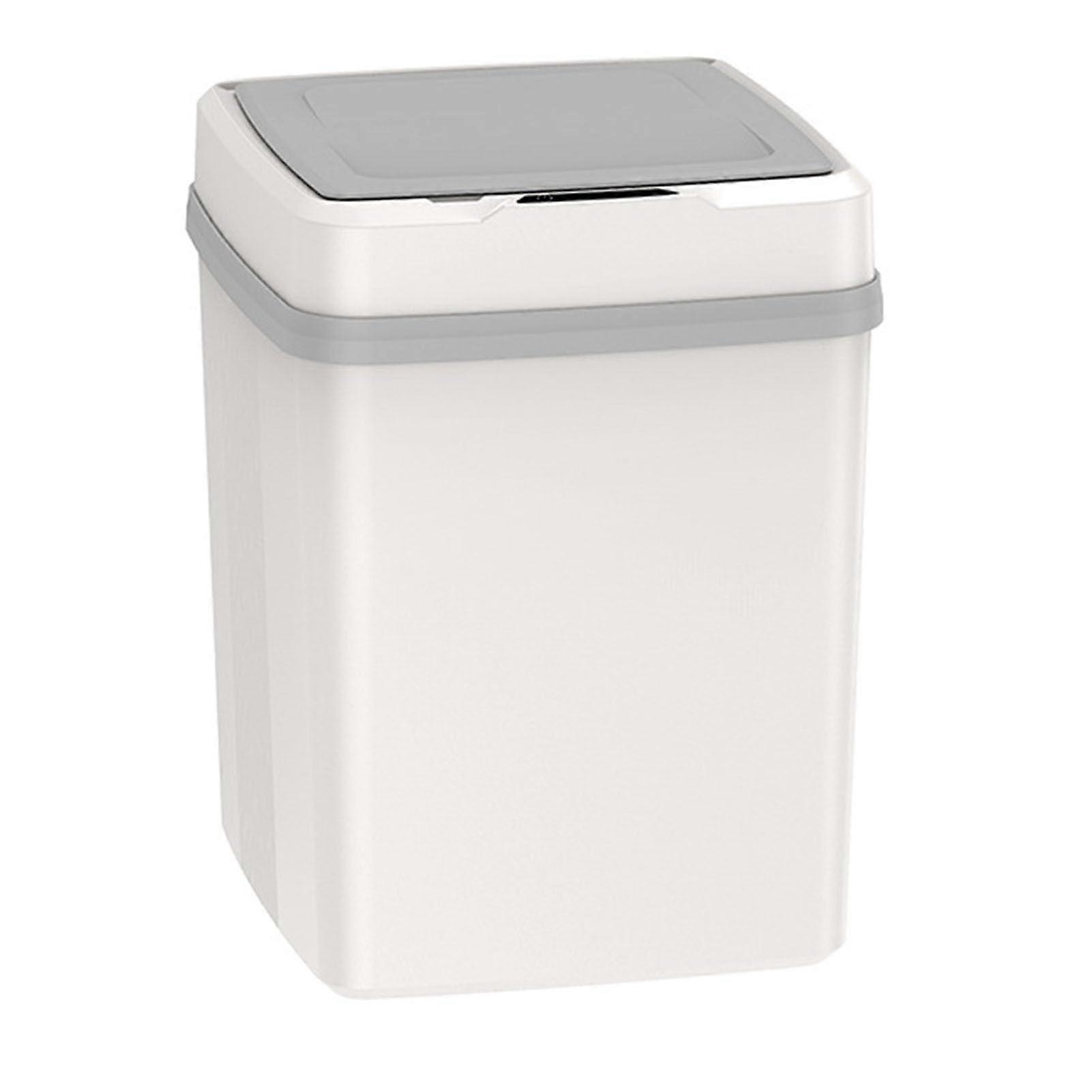 Motion Sensor Trash Can with Quiet Lid, Large Capacity Automatic Waste Bin for Kitchen and Bathroom