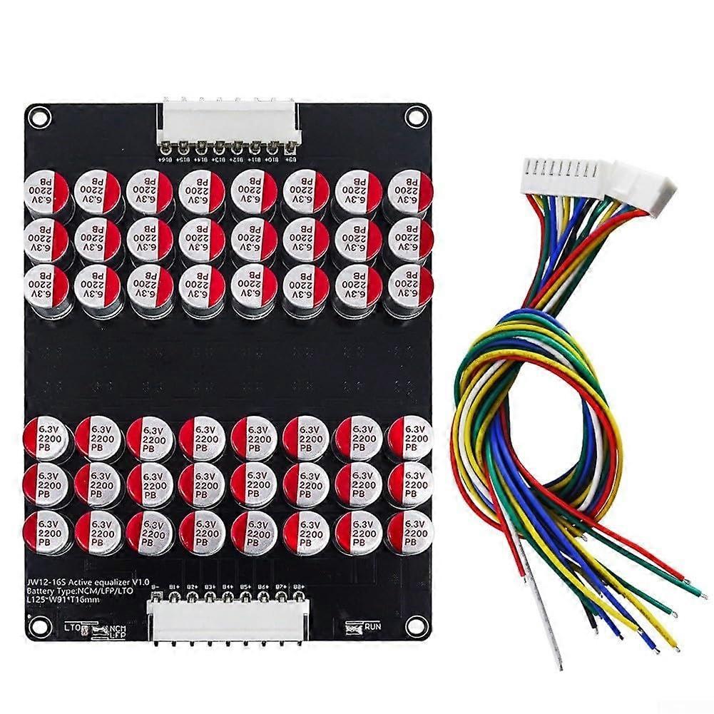 Lithium Battery Active Balancer 16S 60300Ah Capacitor Based Equalizer with Undervoltage Protection
