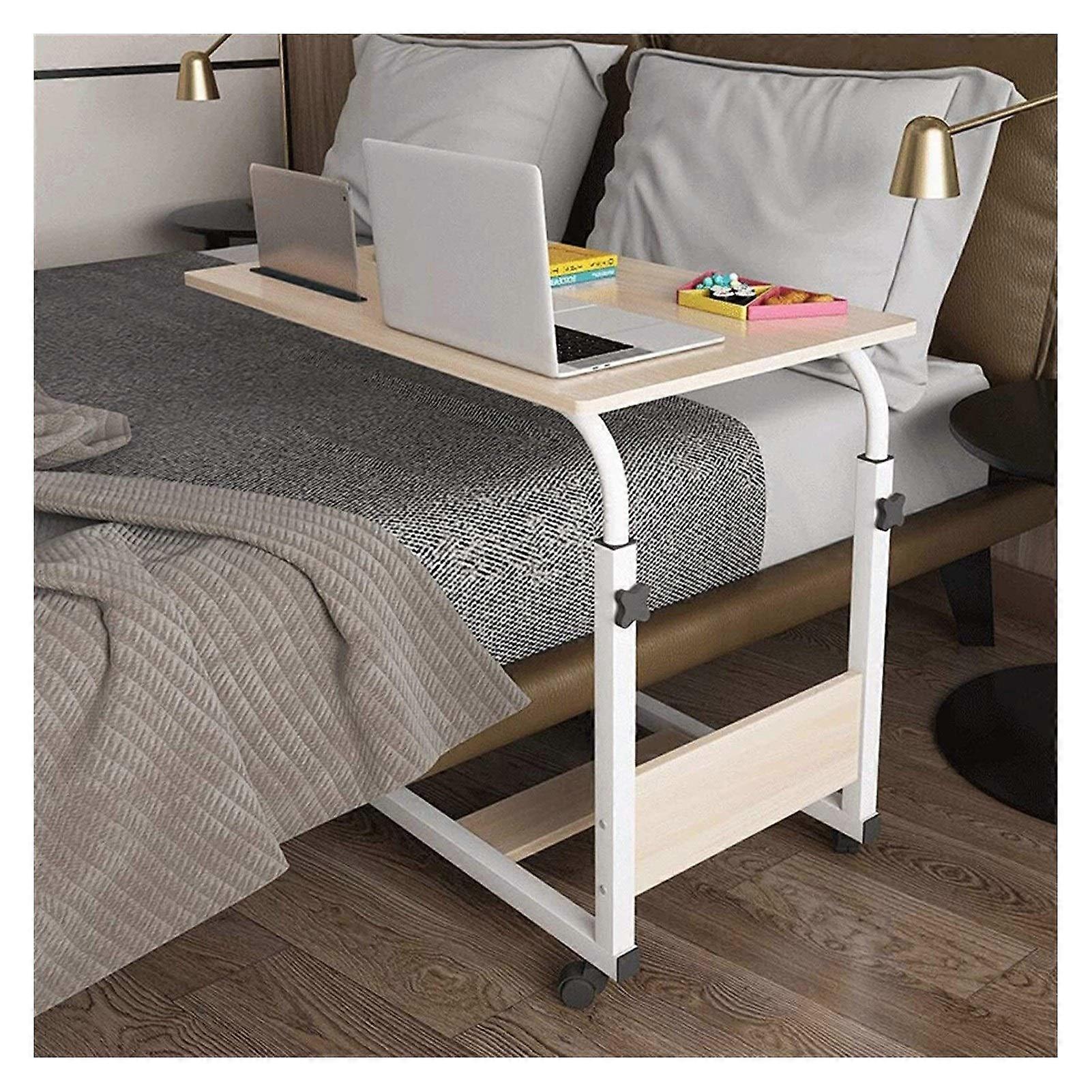 Portable Laptop Desk with Adjustable Height for Bed and Sofa, Foldable Computer Table for Home Office