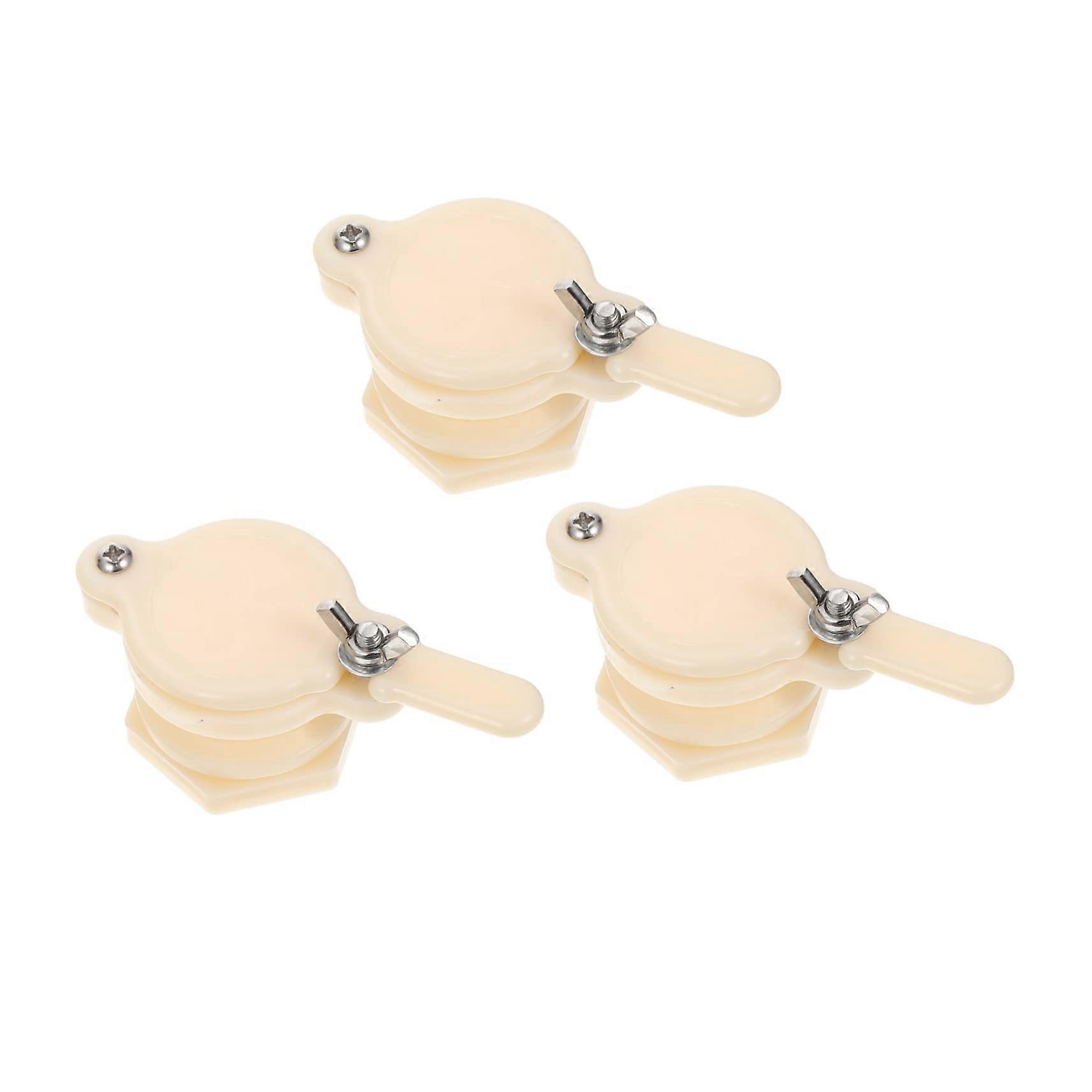 3pcs Honey Extractor Gate with Easy Drain Valve for Controlled Honey Flow and Beekeeping Use