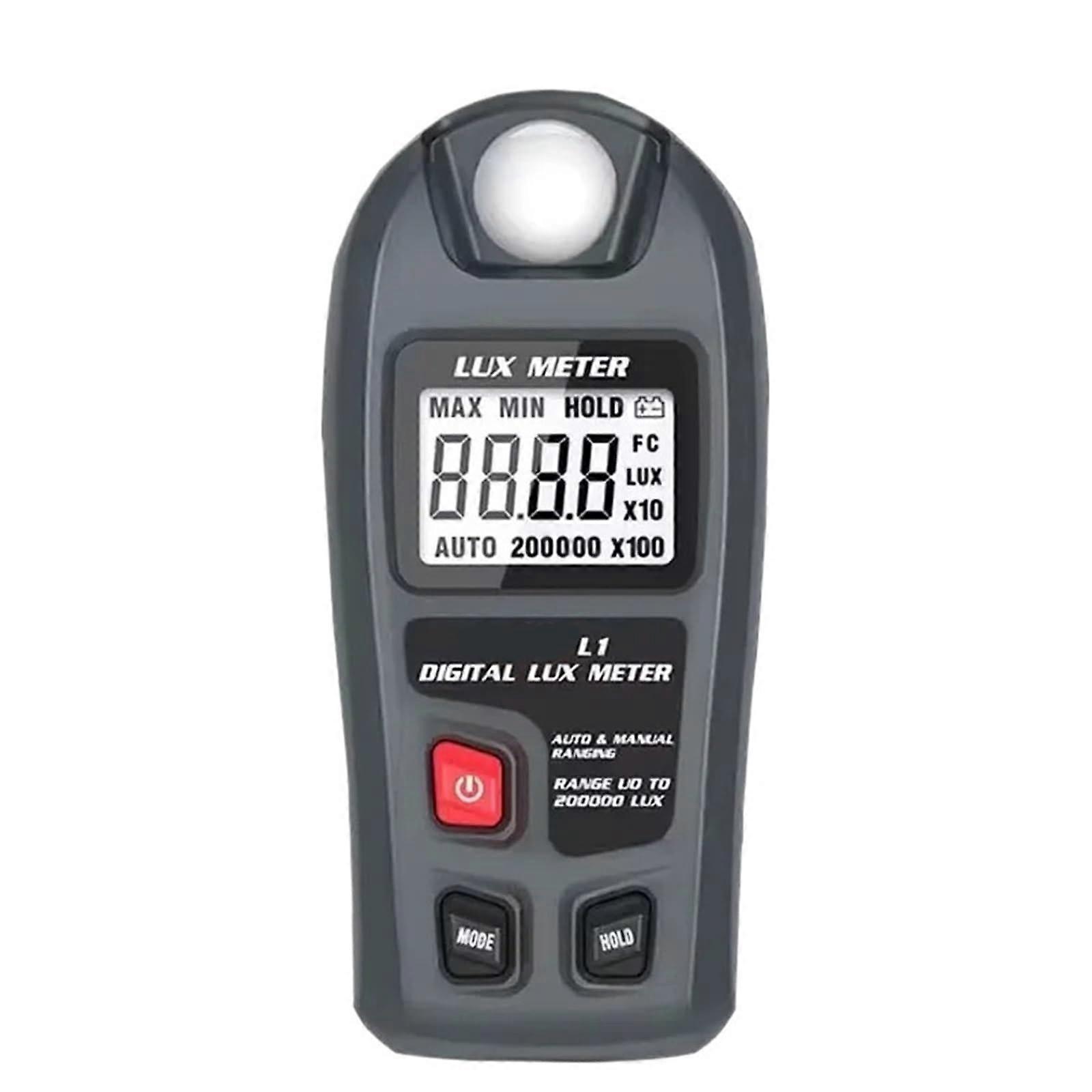 Digital Light Meter 200000 Lux  Accuracy Professional Light Intensity Tester with LCD Display