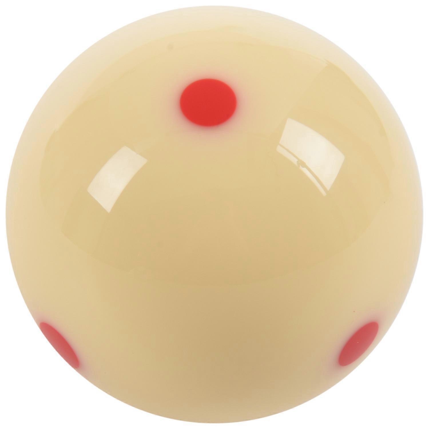 Bola de bilhar profissional com 6 pontos vermelhos de 2,25 polegadas e 57 mm para treinamento e prática de snooker