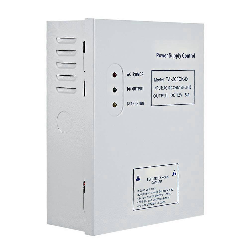 UPS Power Supply Box 12V 5A Backup for Door Access Control and Security Systems