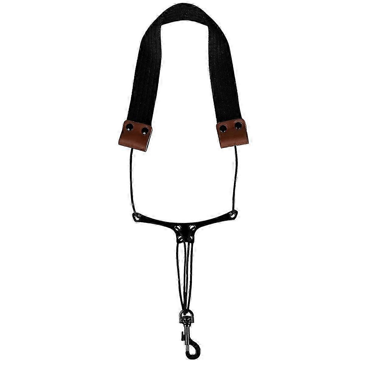Saxophone Straps Mesh Webbing PU Straps Saxophone Neck Straps