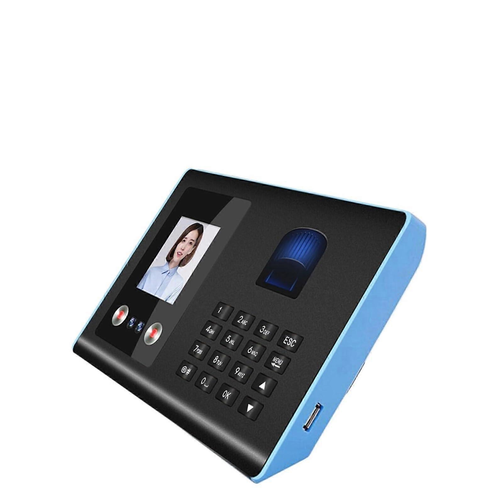 Biometric Time Attendance Machine with Face Fingerprint Password, MultiMode ID, Fast Recognition