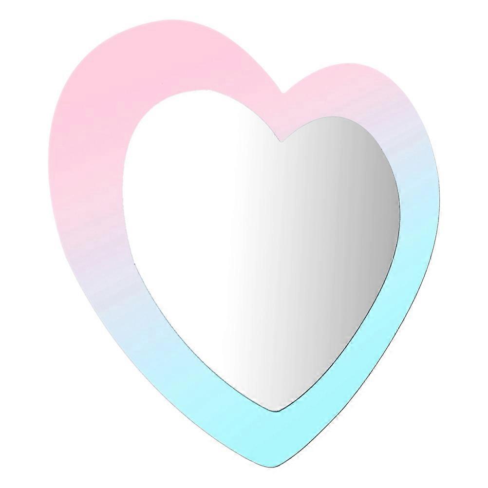 Heart Acrylic Mirror Mirror Sticker for Fitting Multi-Color